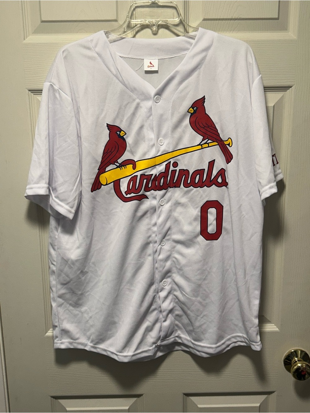 St. Louis Cardinals Masyn Winn Home White Jersey #0 SGA 6/10/25 Adult Size XL